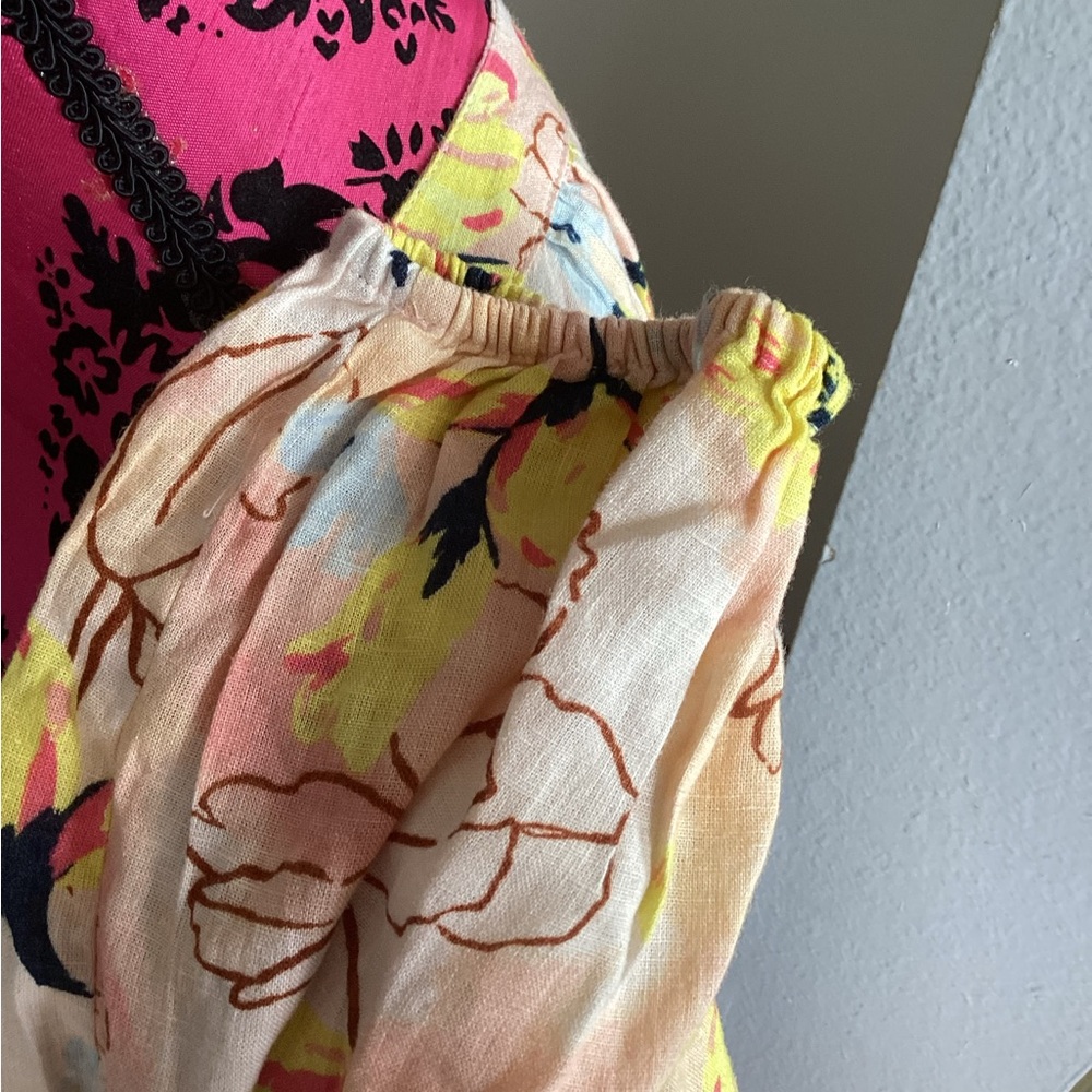 Style & Co. Floral Yellow and Pink Dress 2X - Picture 7 of 13